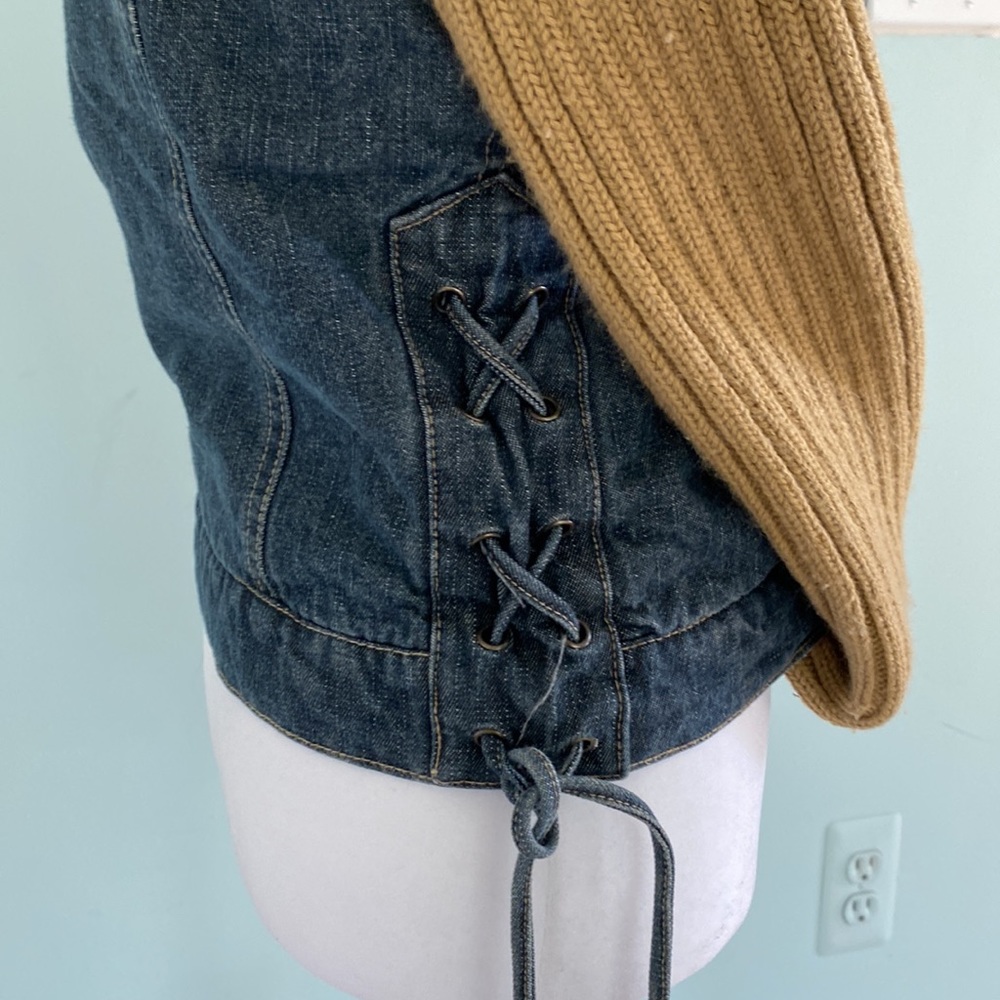 Mixed Material Jacket - image 3